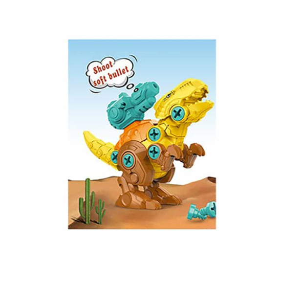 Egg mounted dinosaur tyrannosaurus rex single gun